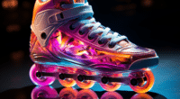 Neon Roller Skates